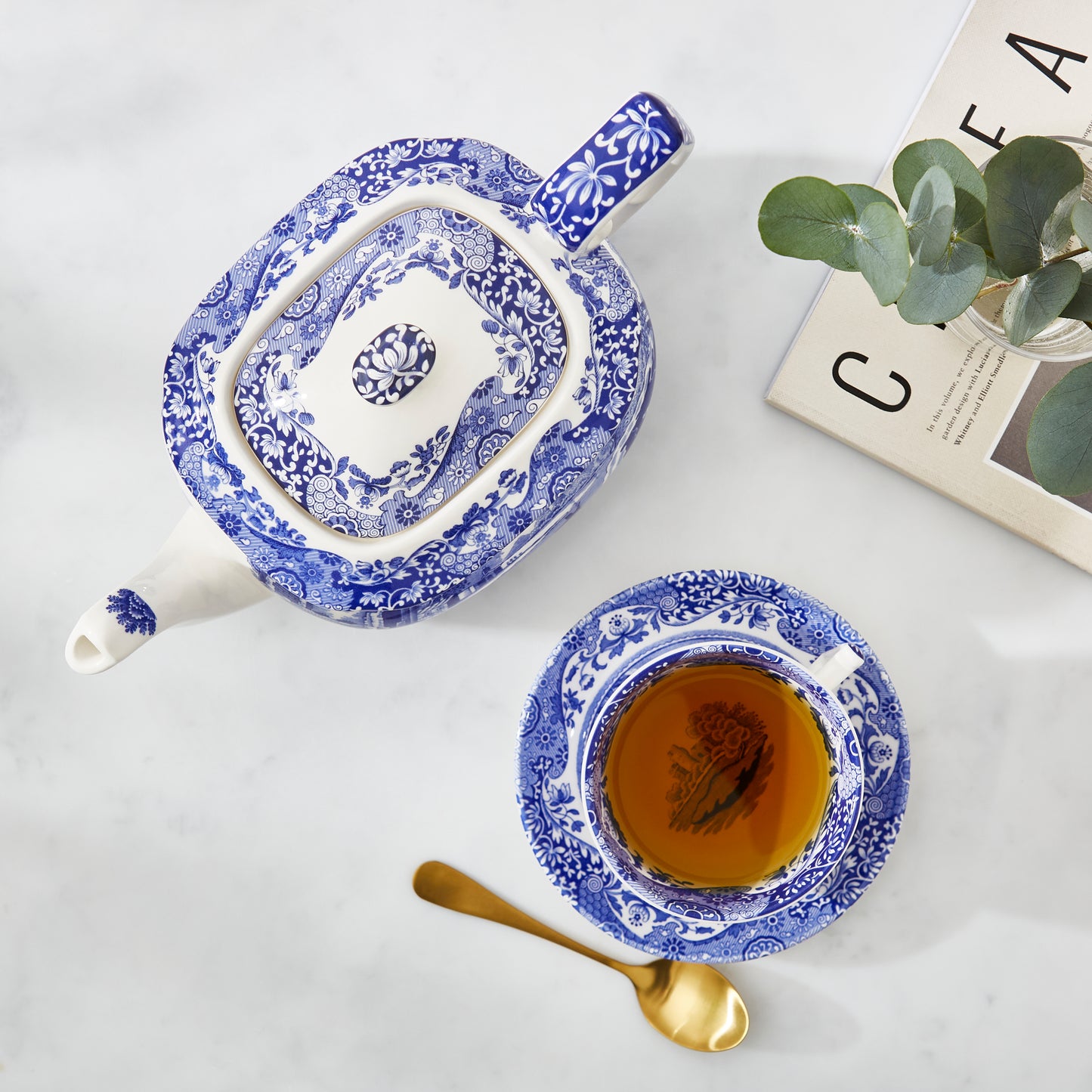 Teapot - Blue Italian
