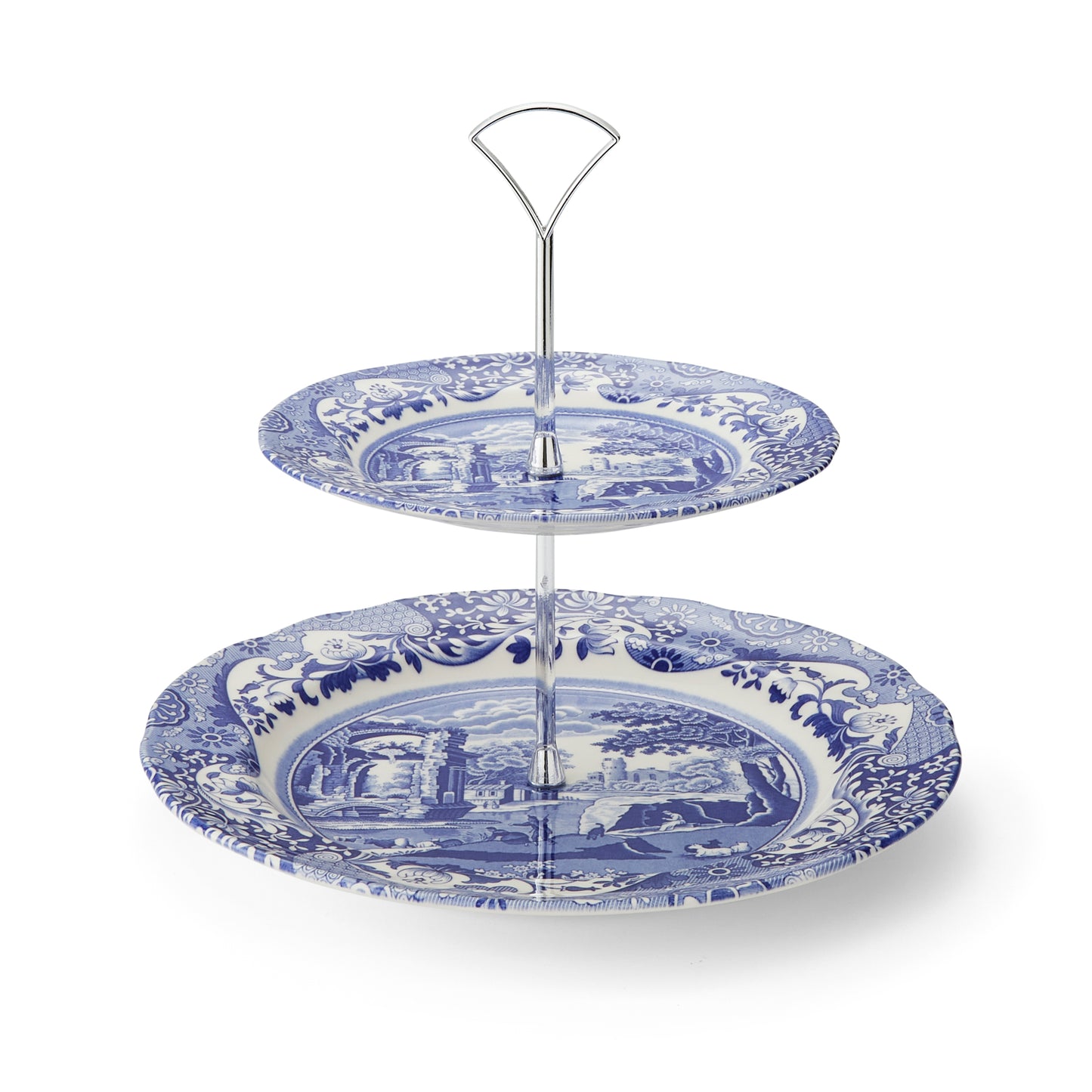 Cake stand - Blue Italian