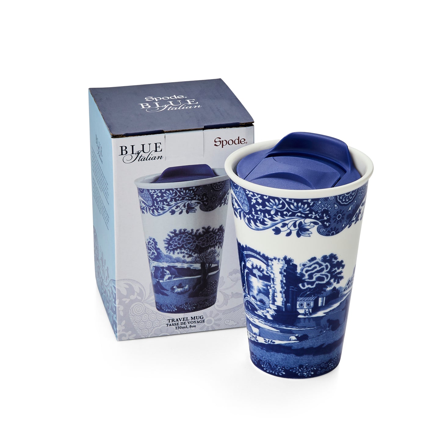 Travel mug - Blue Italian