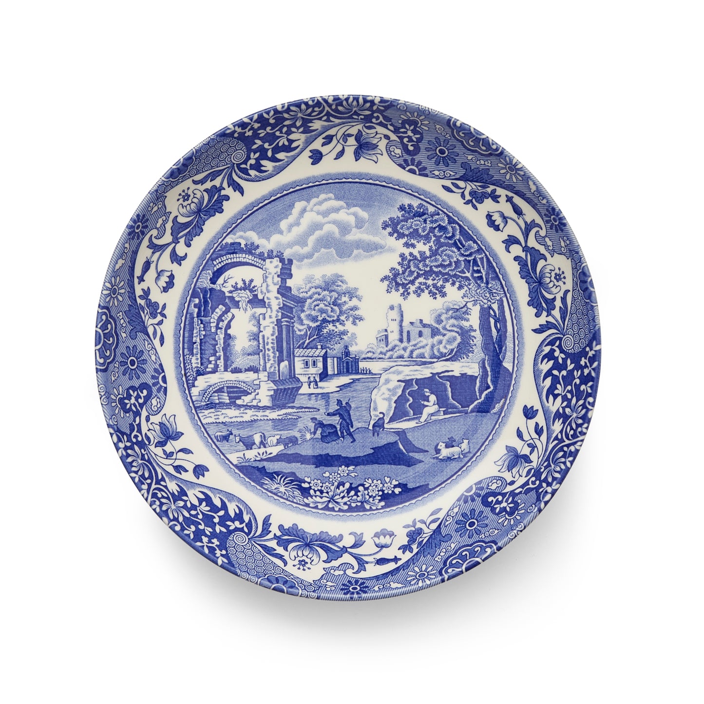 Pasta bowl - Blue Italian set of 2