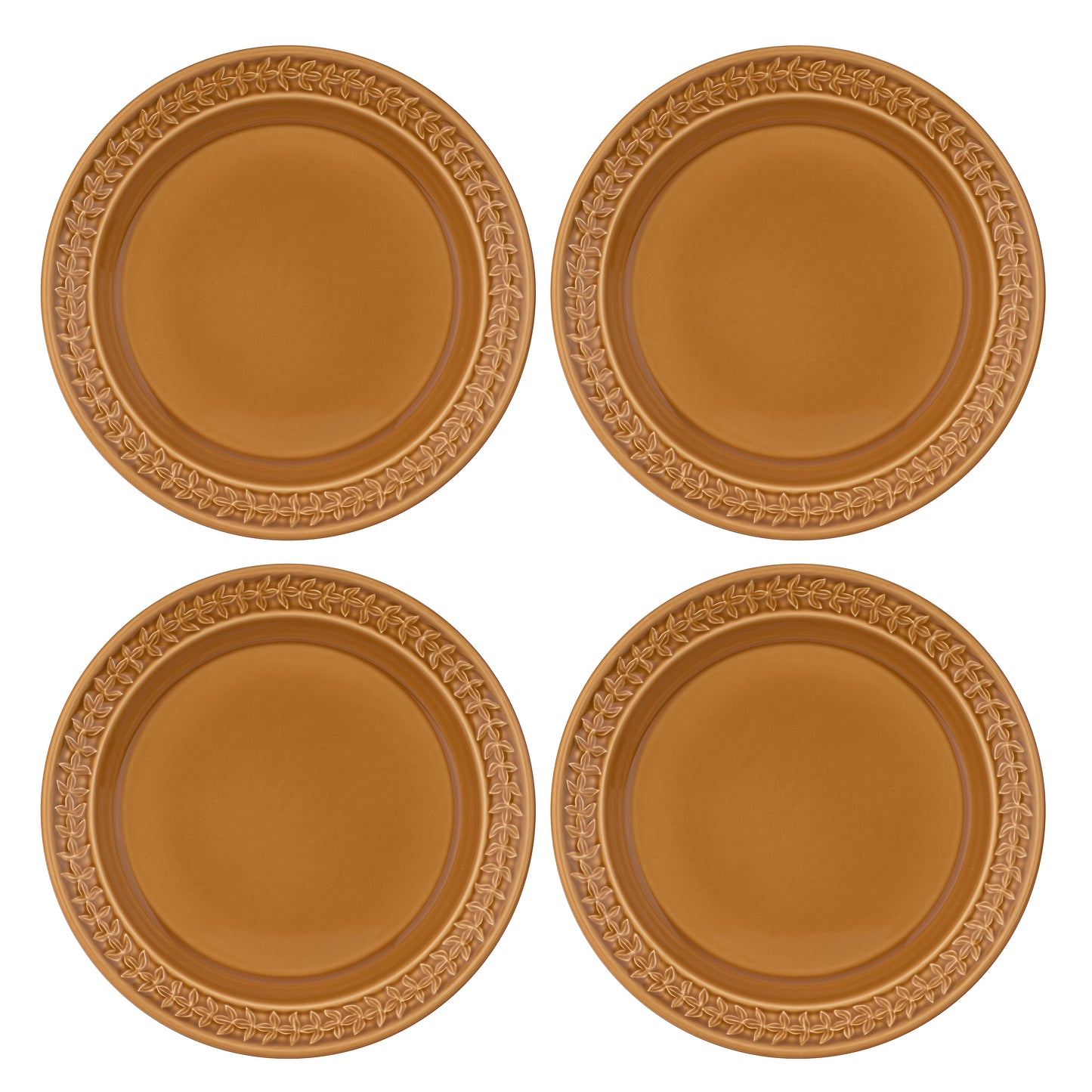 Dinner plate - Amber set of 2