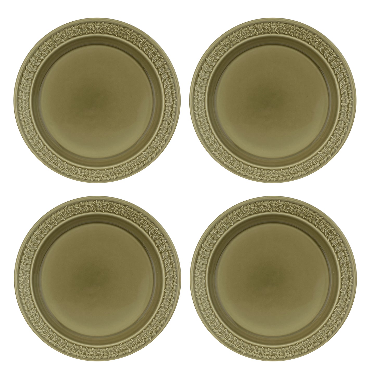 Side plate - Moss Green set of 2