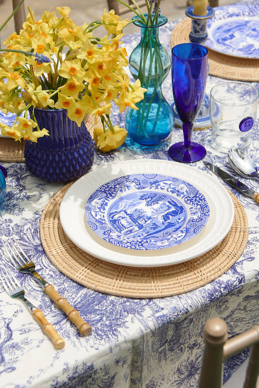 Side plate - Blue Italian set of 2