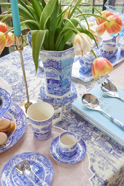 Mug set of 2 - Blue Italian