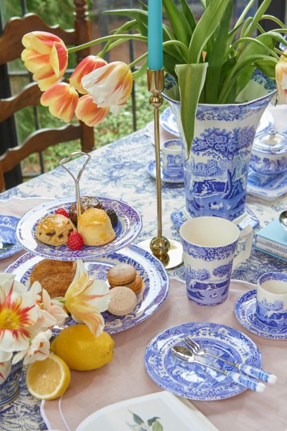 Mug set of 2 - Blue Italian